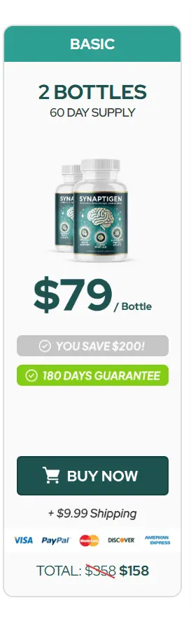 synaptigen two bottle price